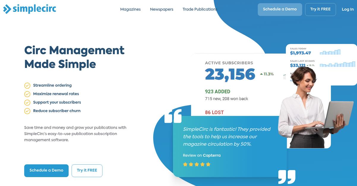 Simple Circ Homepage