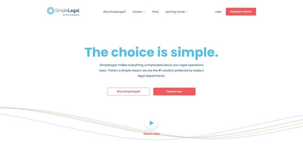 SimpleLegal Homepage