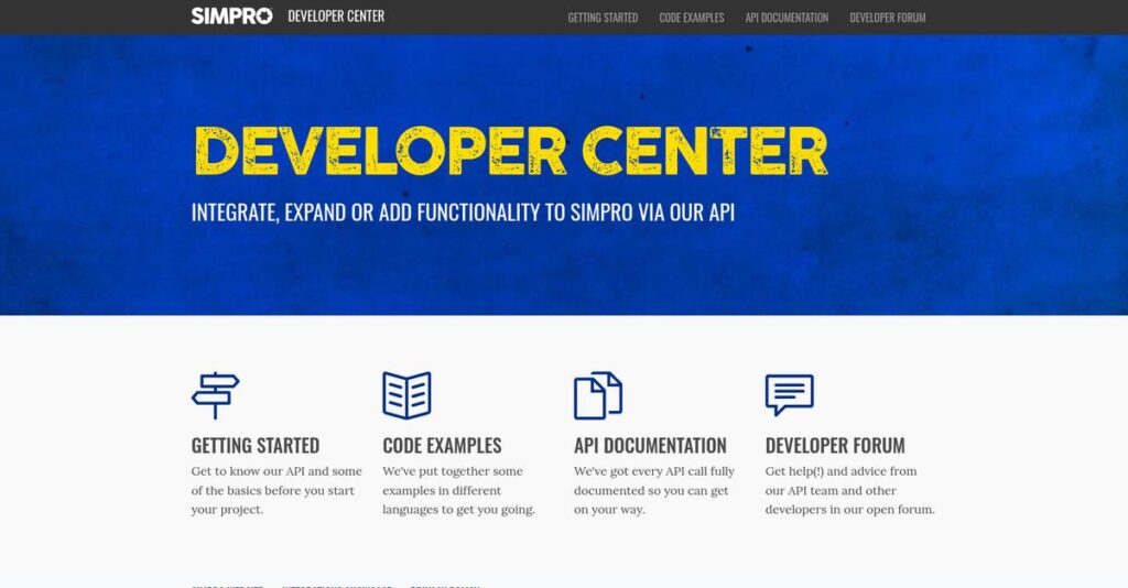 Simpro Homepage