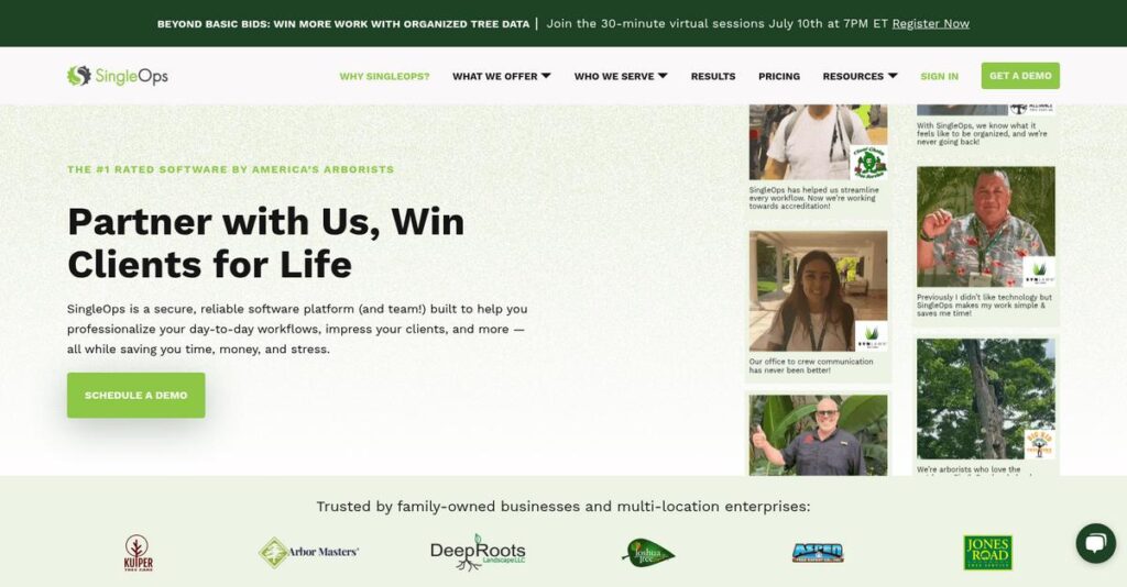 SingleOps Homepage