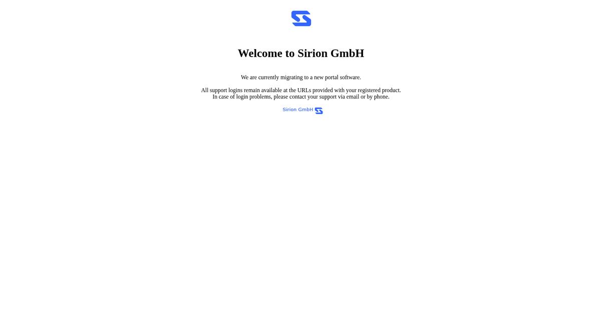 Sirion Homepage