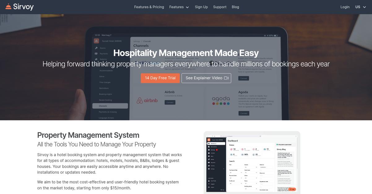 Sirvoy Homepage