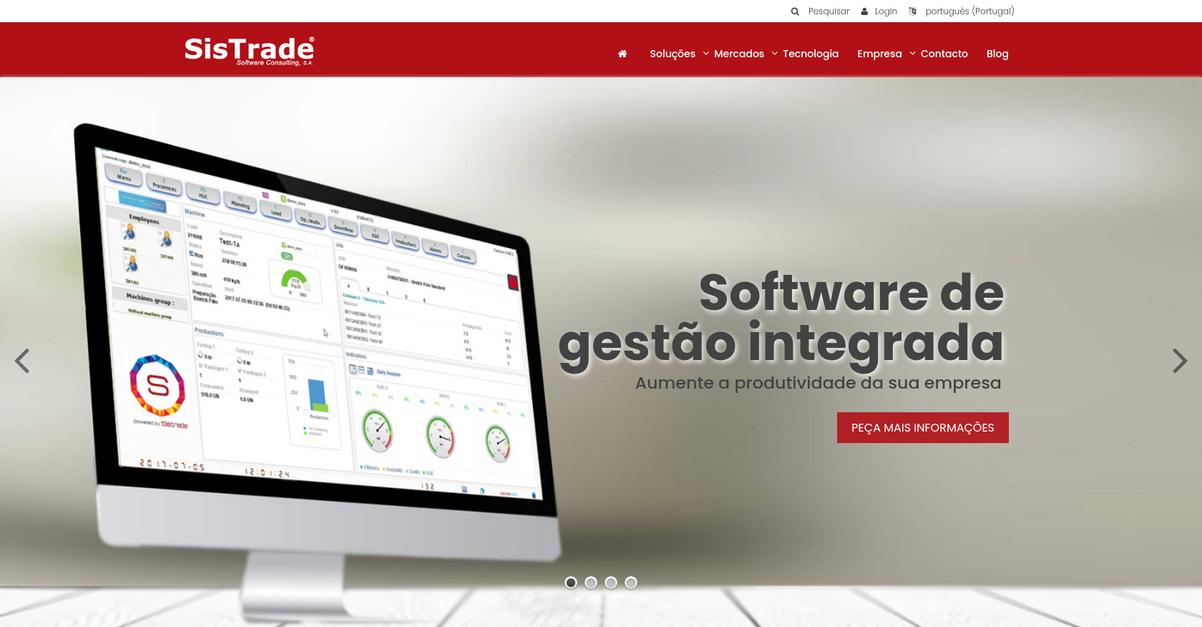 Sistrade Homepage