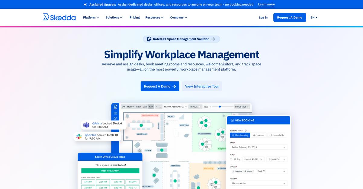 Skedda Homepage
