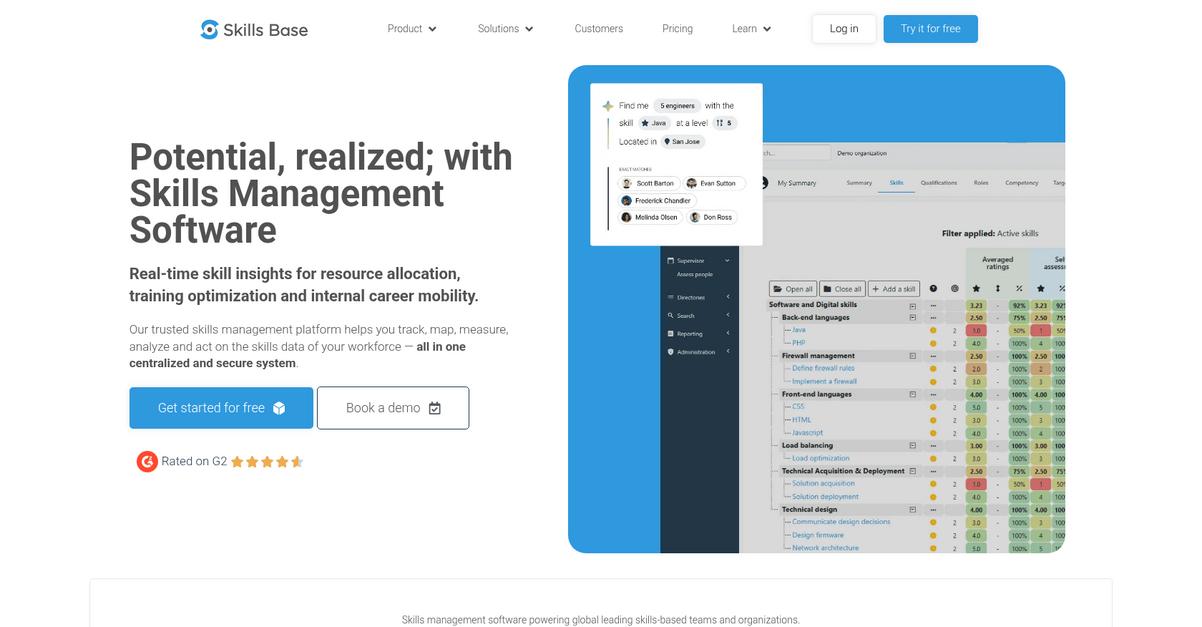 Skills Base Homepage