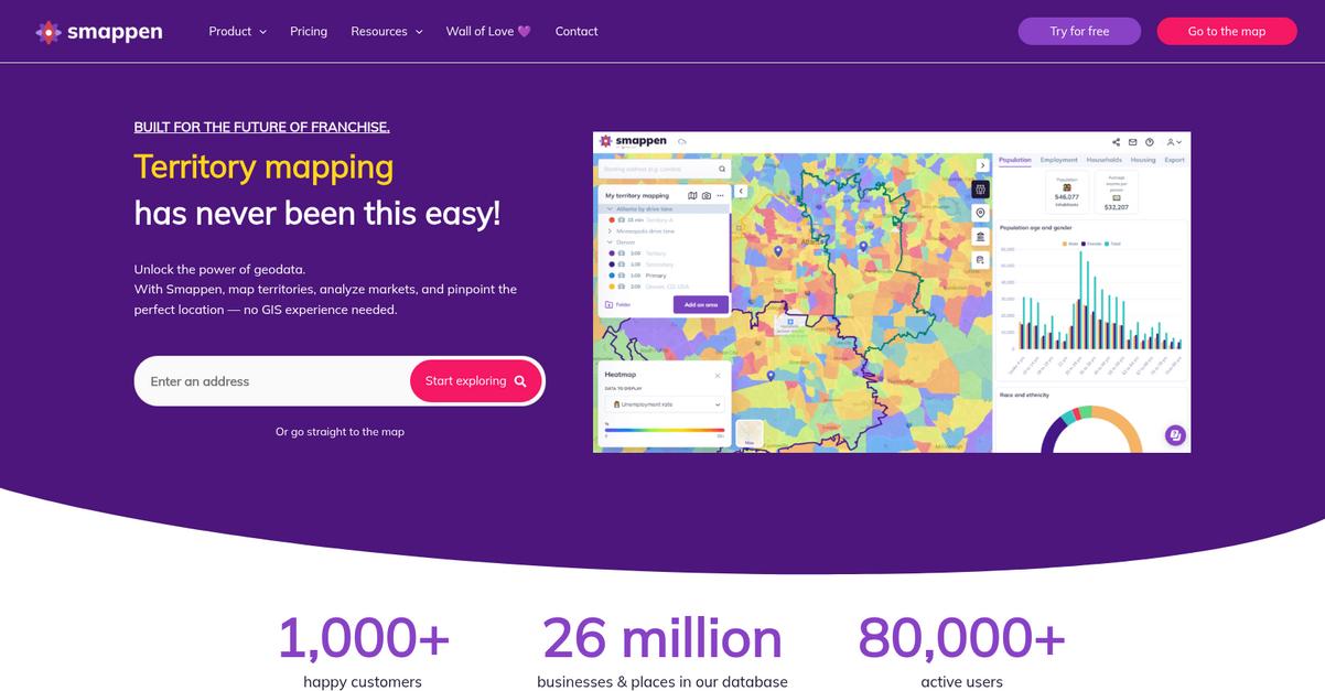 Smappen Homepage