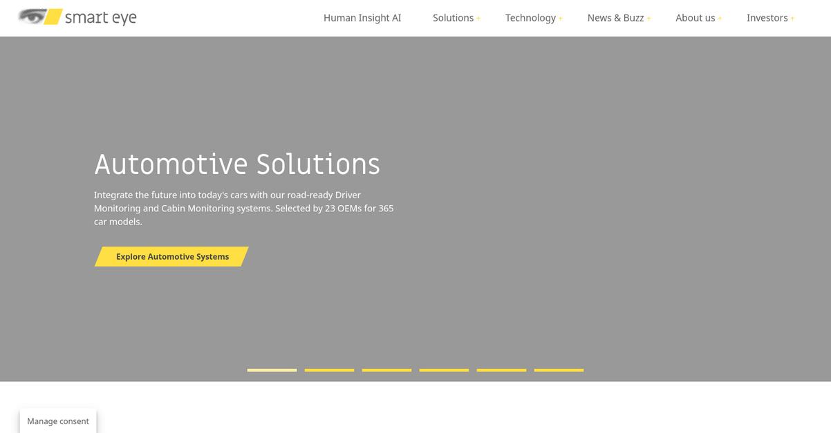 Smart Eye Homepage