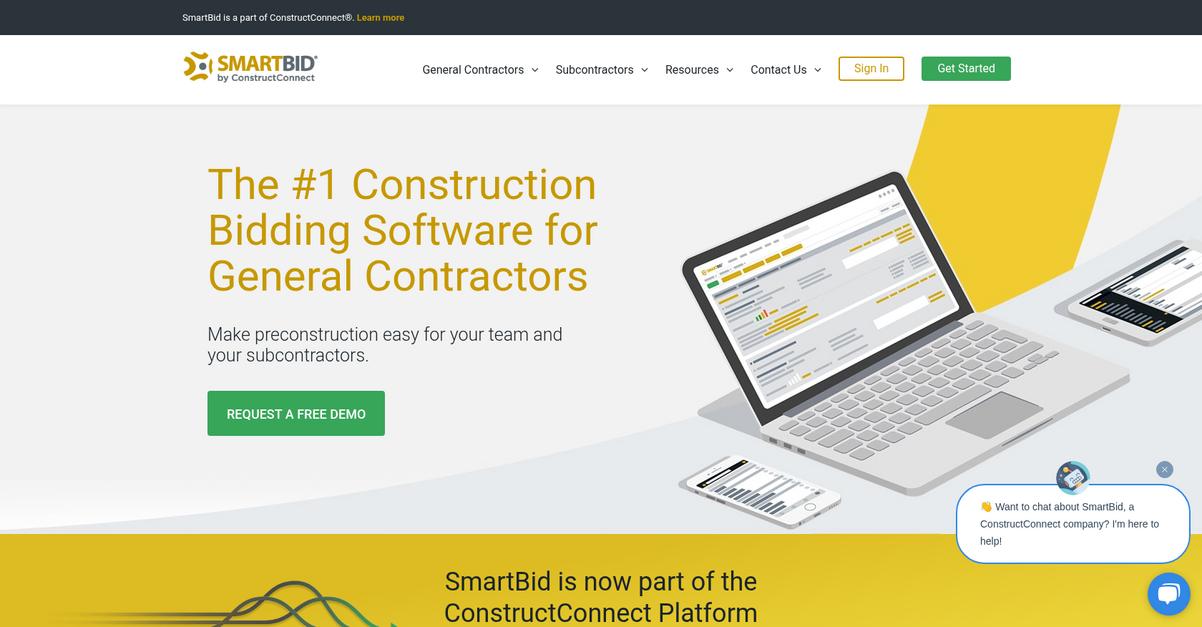 Smart Bid Homepage