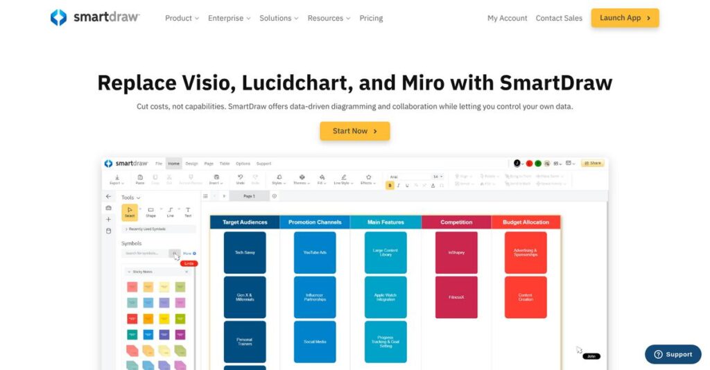 SmartDraw Homepage