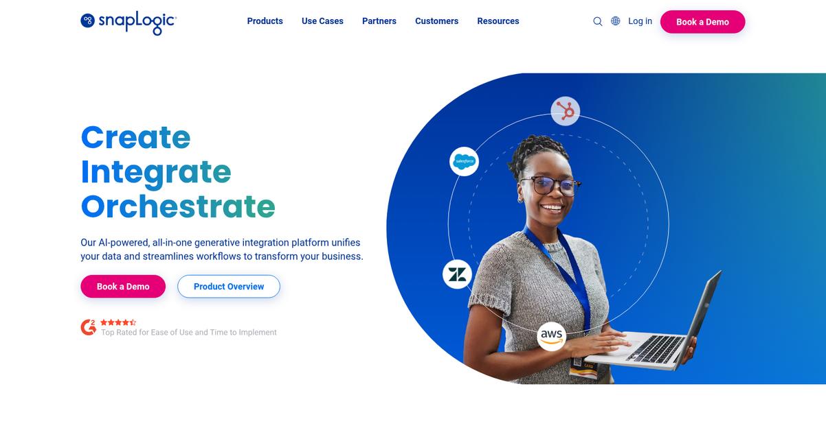 Snap Logic Homepage
