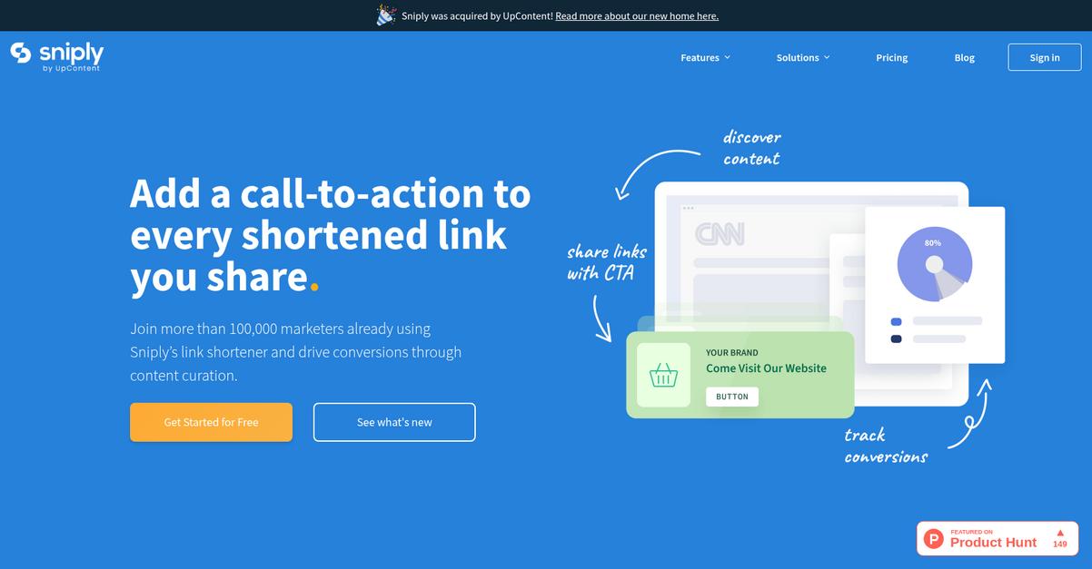 Sniply Homepage