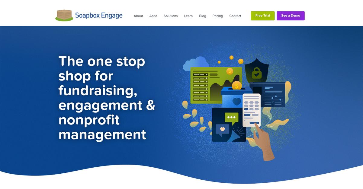Soap Box Engage Homepage