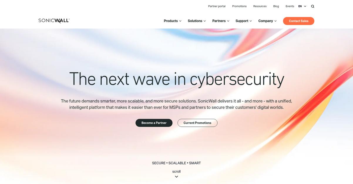 Sonic Wall Homepage