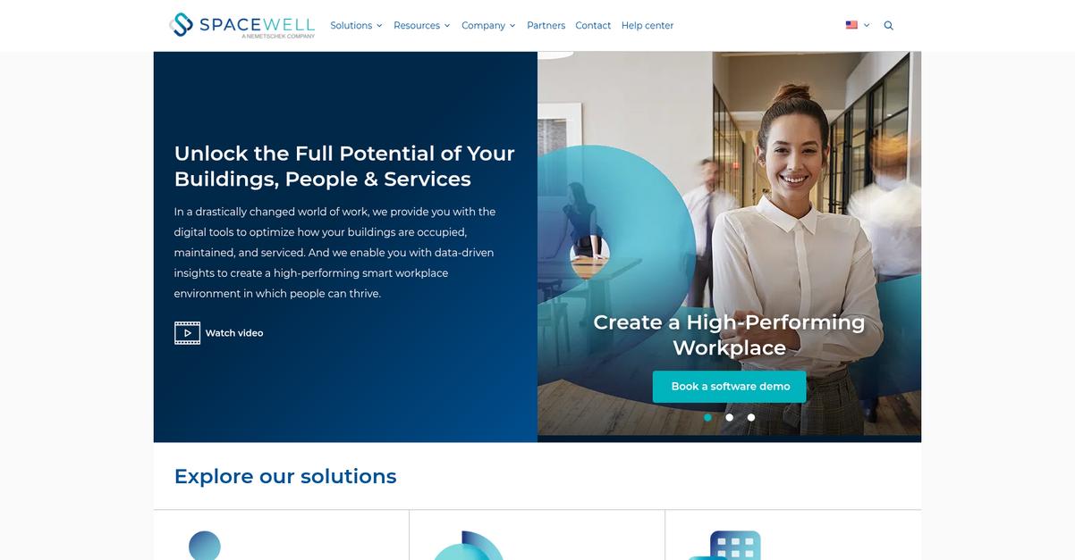Spacewell Homepage