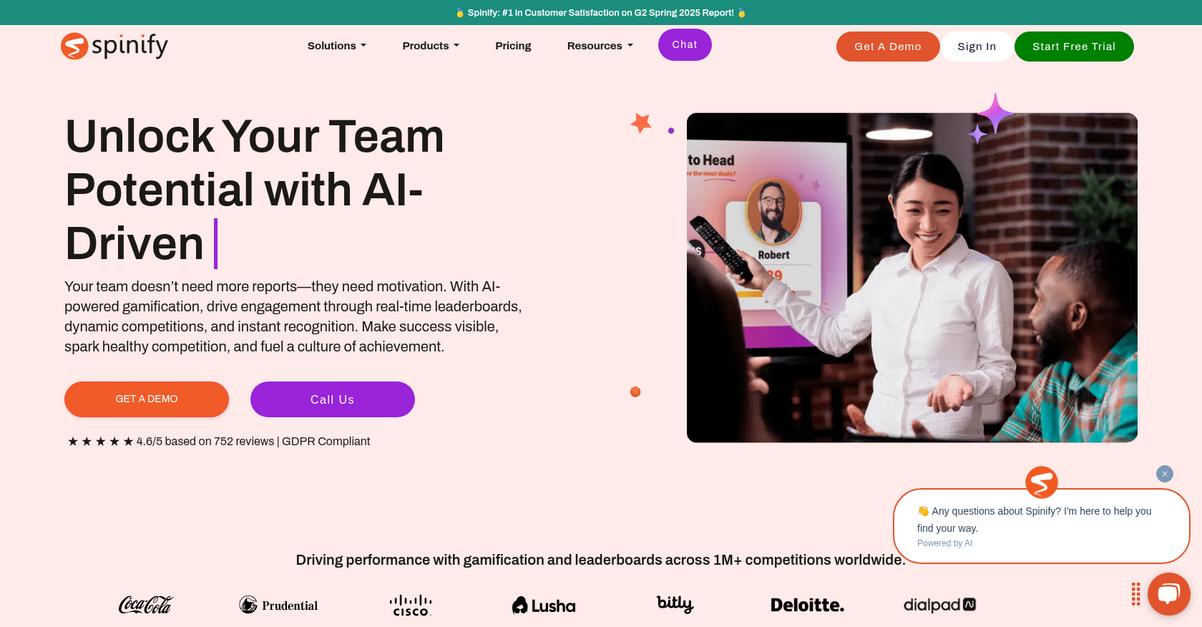 Spinify Homepage