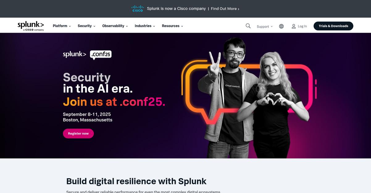 Splunk Homepage
