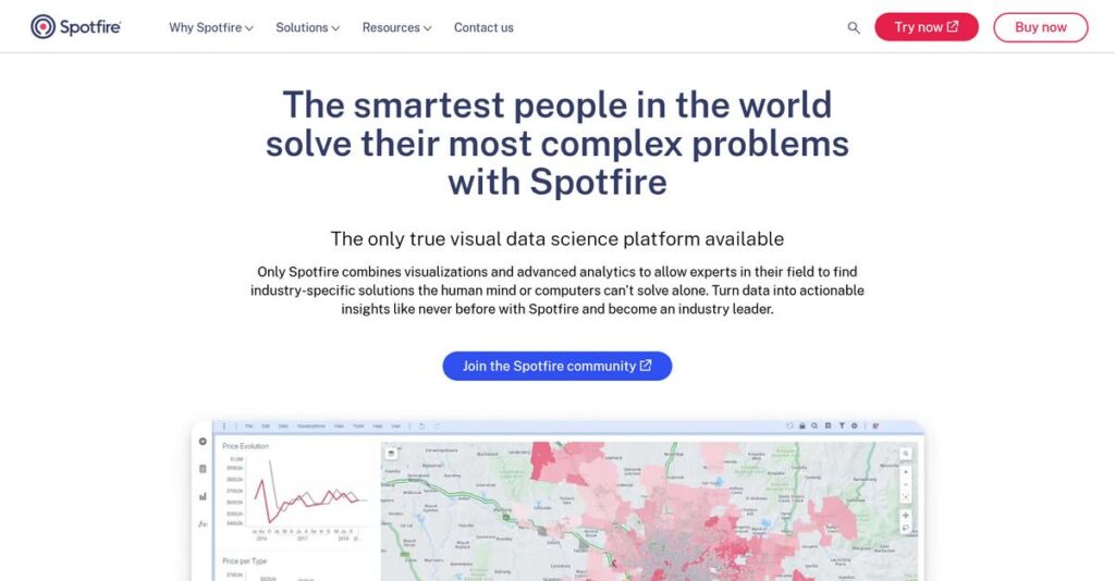 Spotfire Homepage