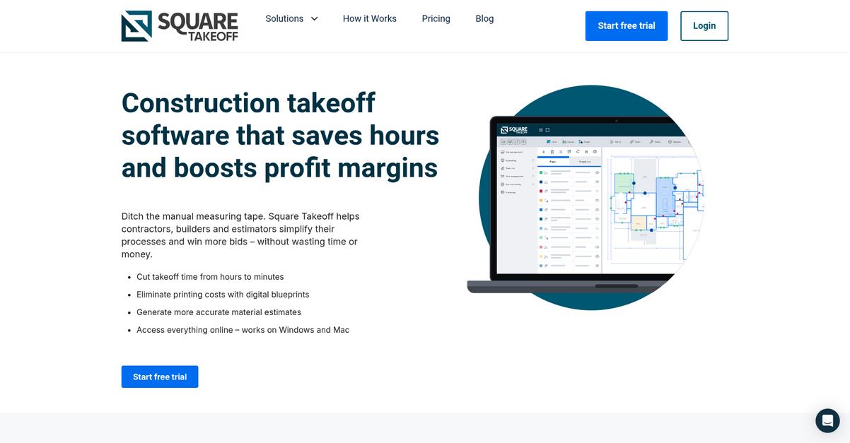 Square Takeoff Homepage