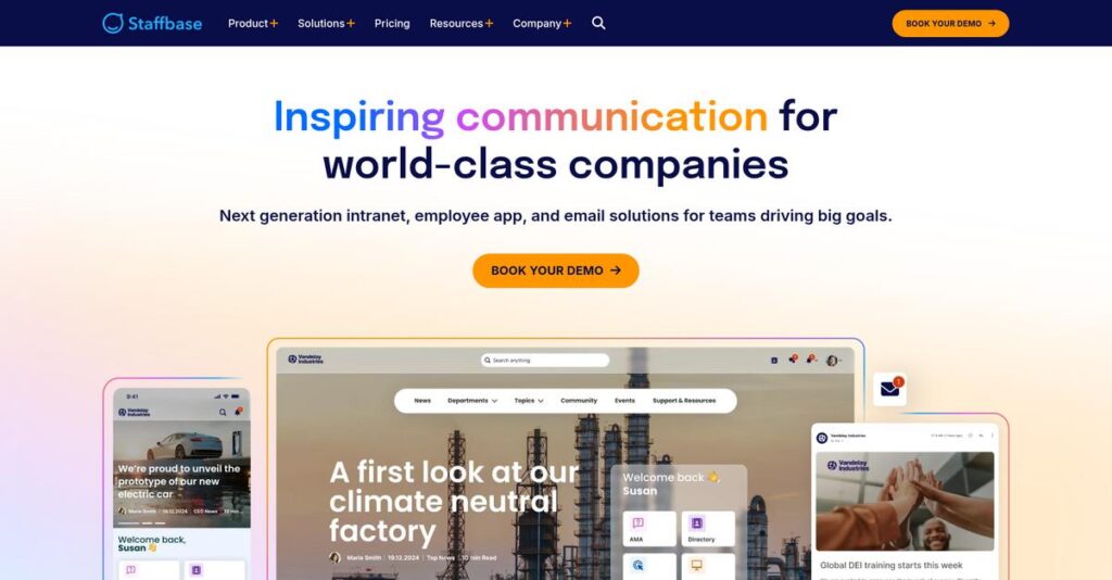 Staffbase Homepage