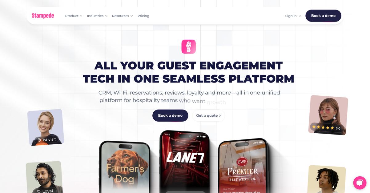 Stampede Homepage