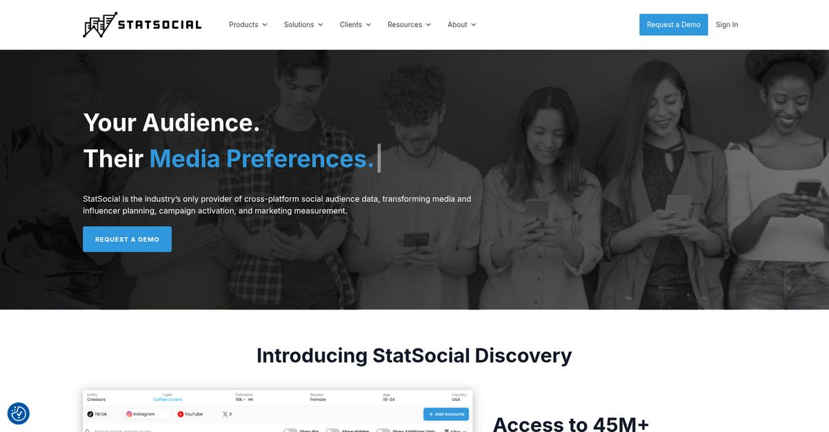 Stat Social Homepage