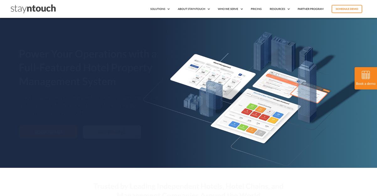 Stayntouch Homepage
