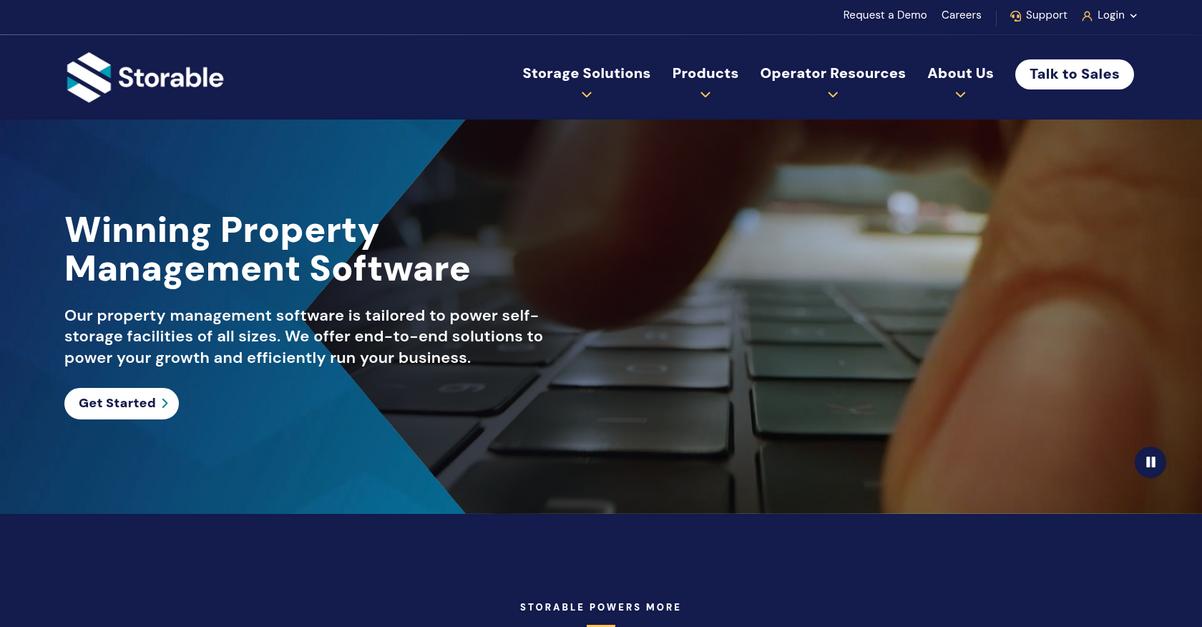 Storable Homepage