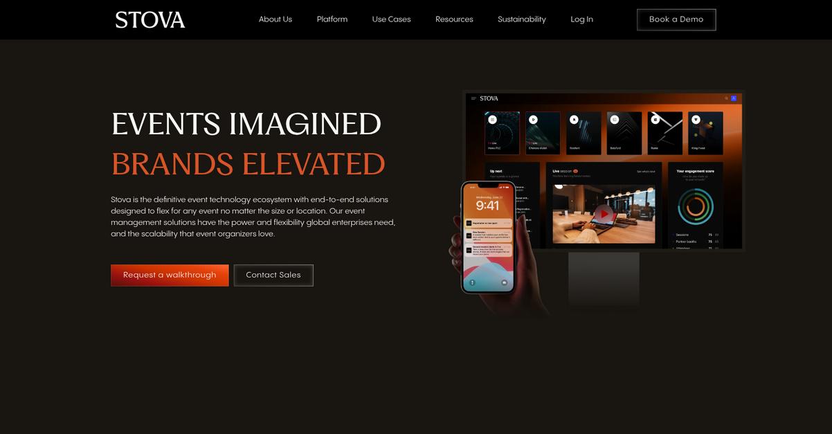 Stova Homepage