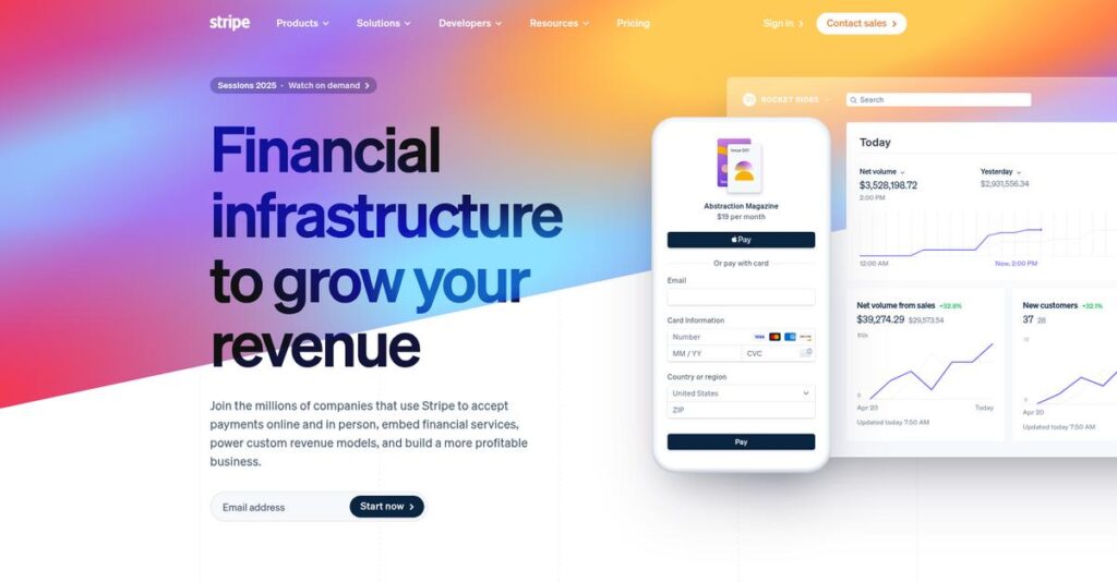 Stripe Homepage
