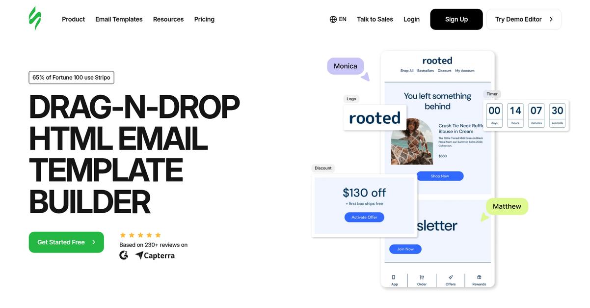 Stripo Homepage