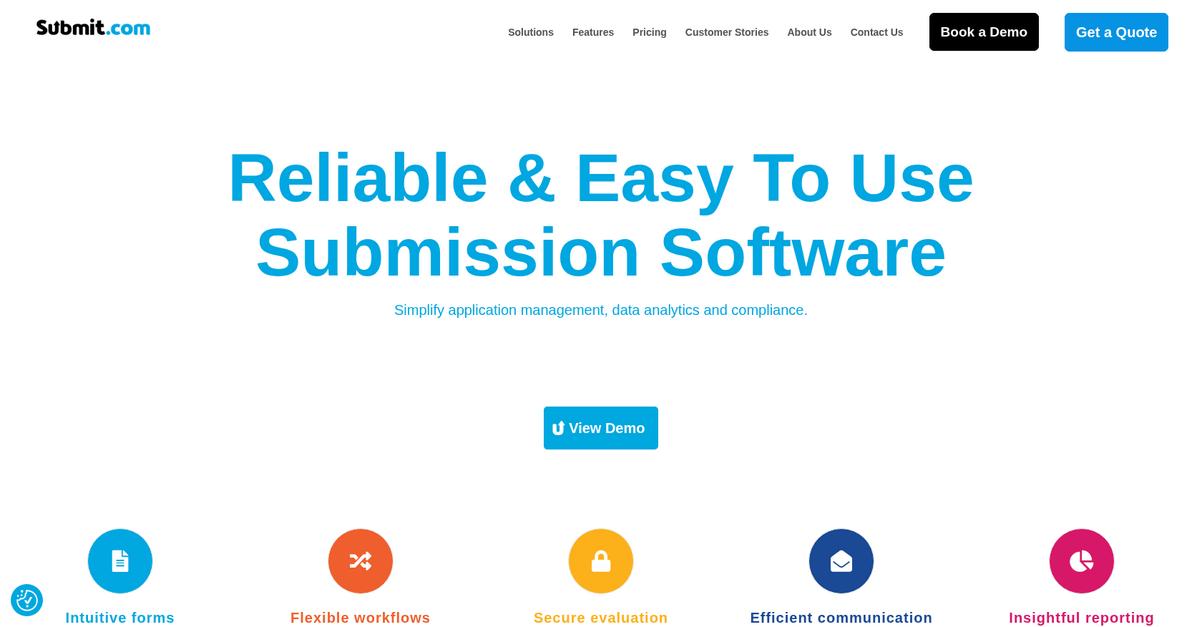 Submit.Com Homepage