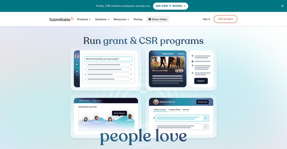 Submittable Homepage