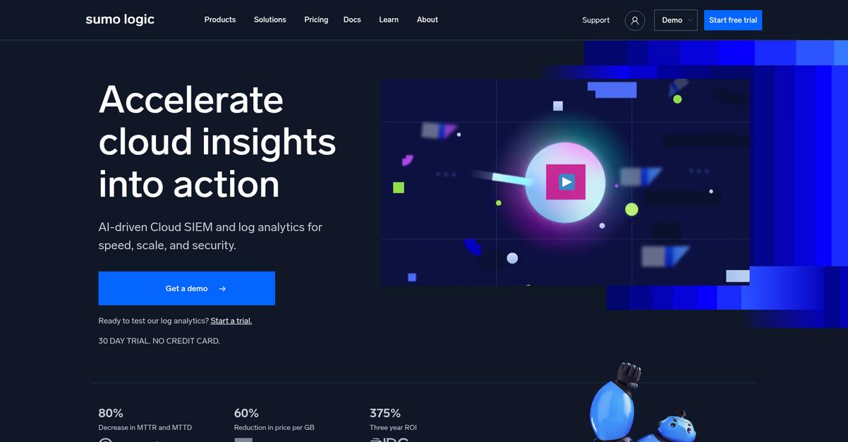 Sumo Logic Homepage