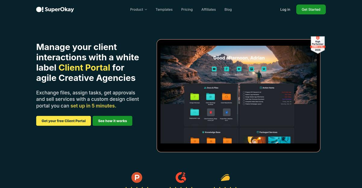 Super Okay Homepage