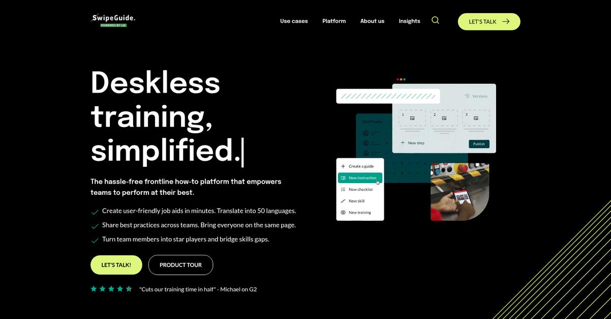 Swipe Guide Homepage