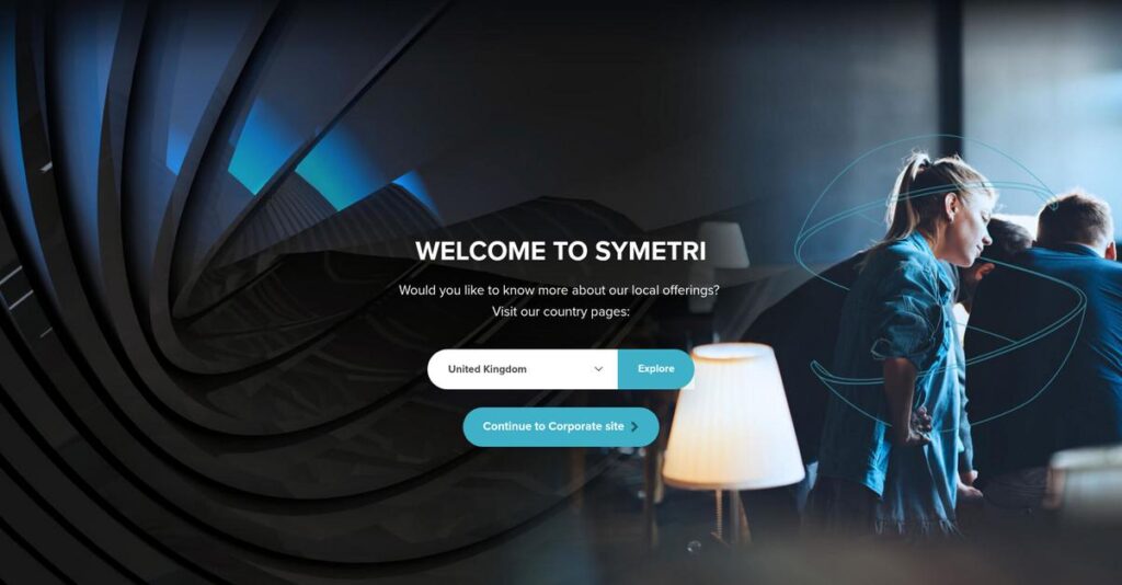 Symetri Homepage 1