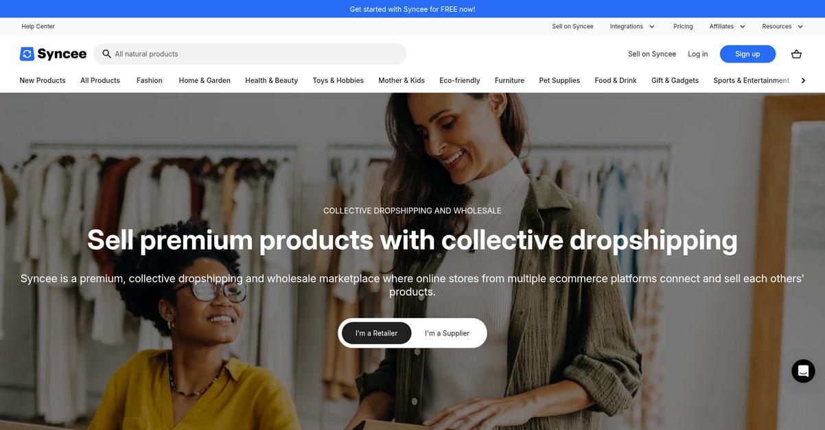 Syncee Homepage