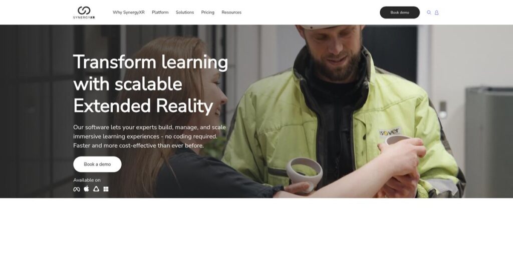 SynergyXR Homepage