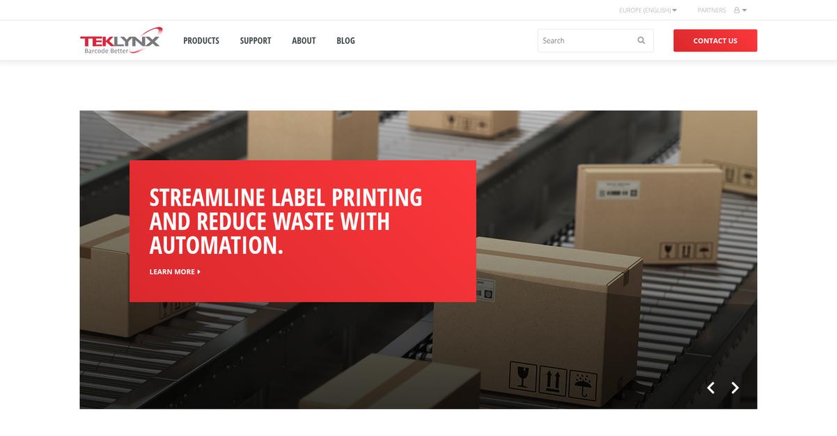 Teklynx Homepage