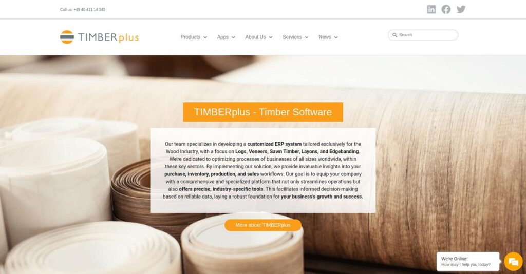 TIMBERplus Homepage