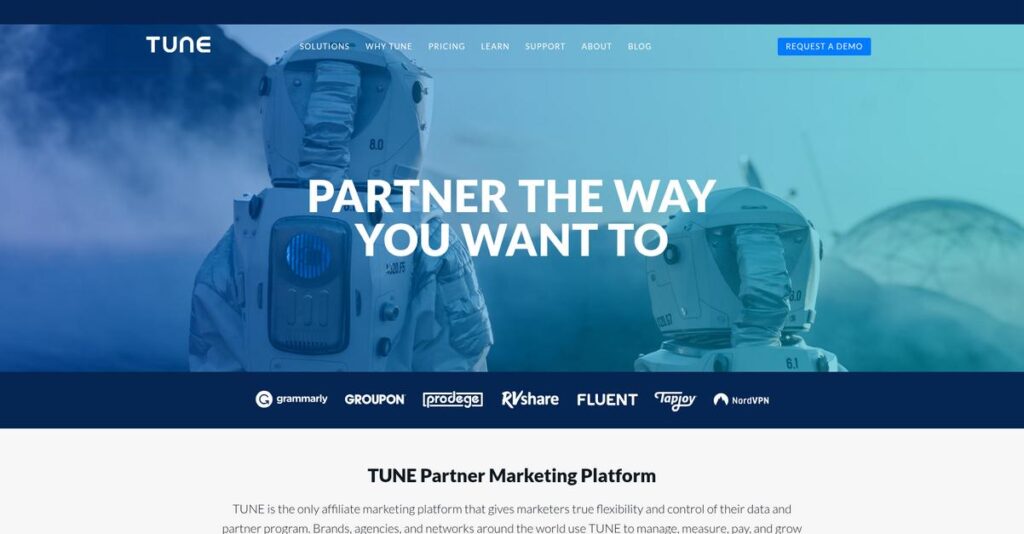 TUNE Homepage