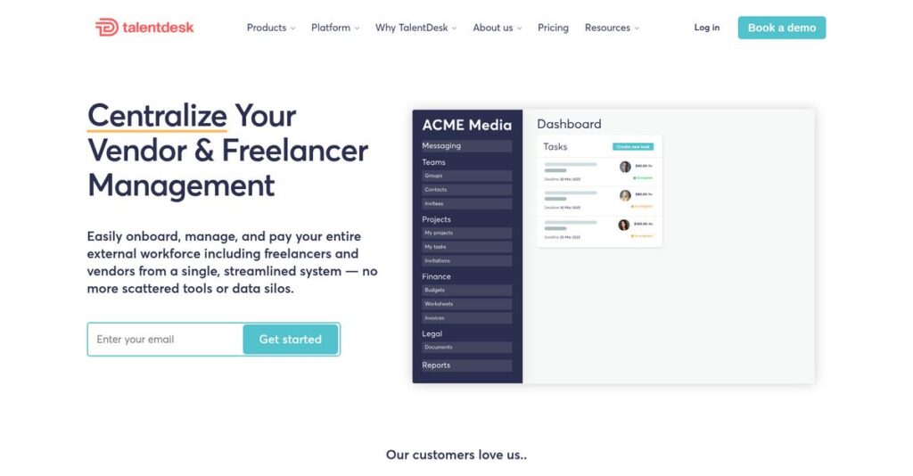 TalentDesk Homepage