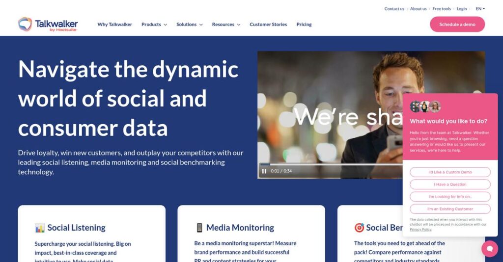 Talkwalker Homepage