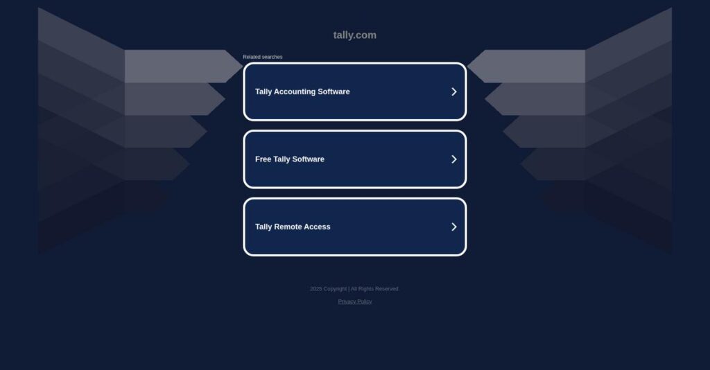 Tally Homepage 1