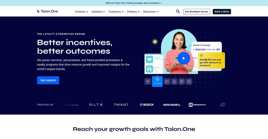 Talon.One Homepage