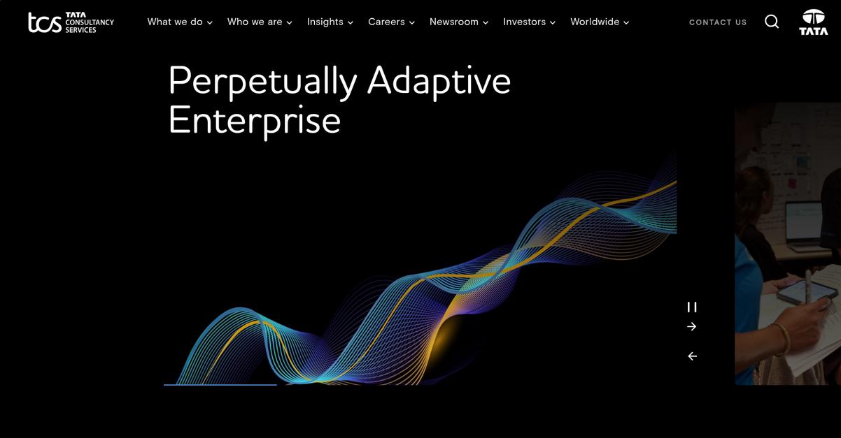 Tata Consultancy Services Homepage