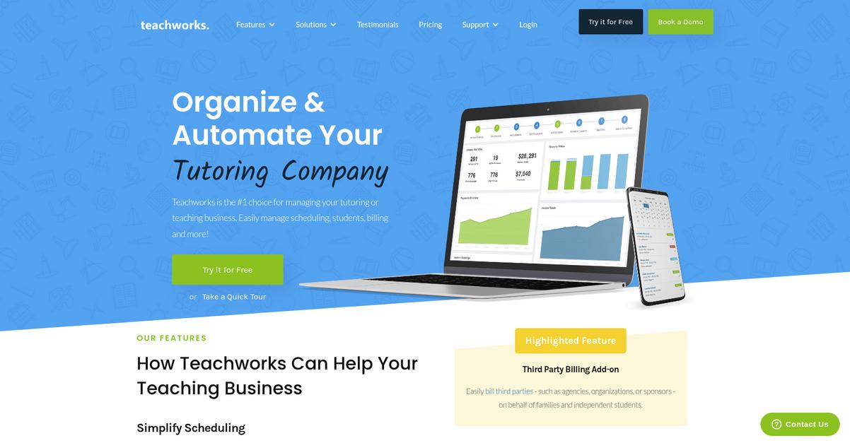 Teachworks Homepage