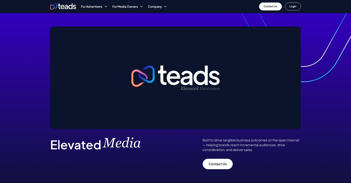 Teads Homepage