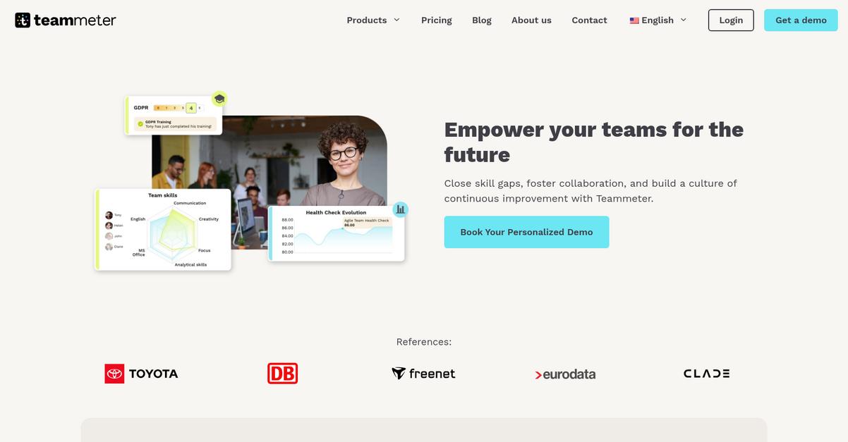 Teammeter Homepage