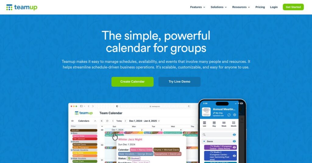 Teamup Homepage 1